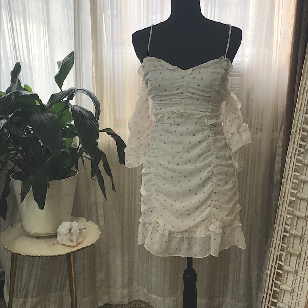 NWT For Love and Lemons x Jamie King white cocktail